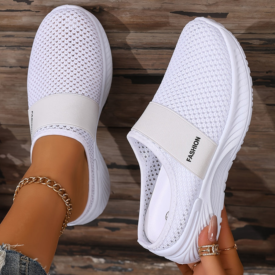 Morgan | White Slip-On Sneakers