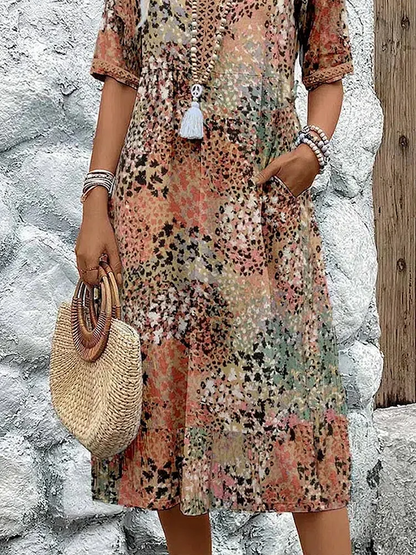 Aria™ Vibrant Midi Dress