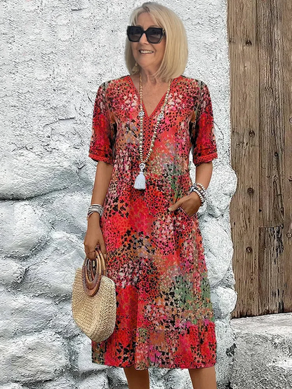 Aria™ Vibrant Midi Dress