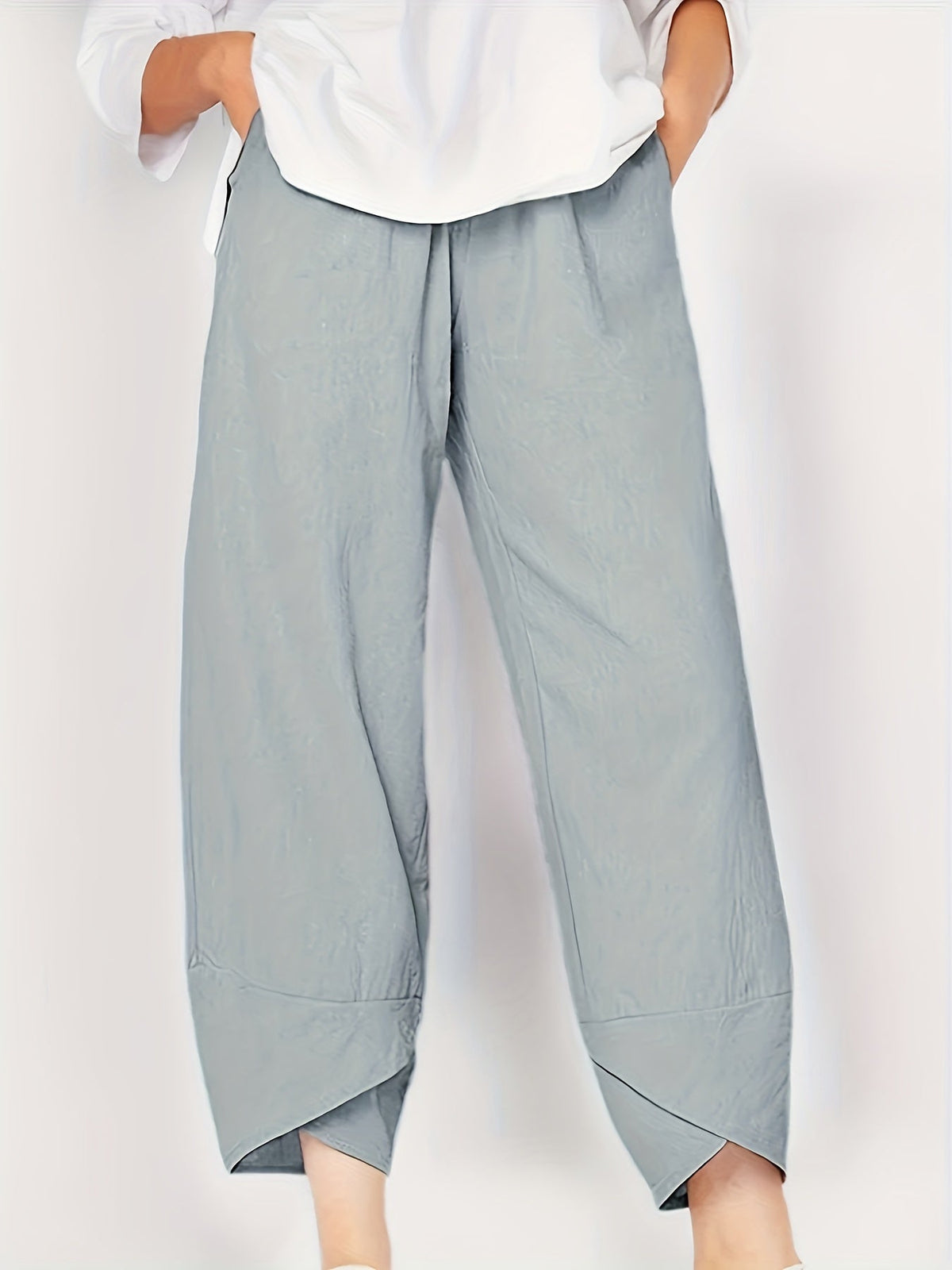 Zara™ Elegant Side-Pocket Trousers