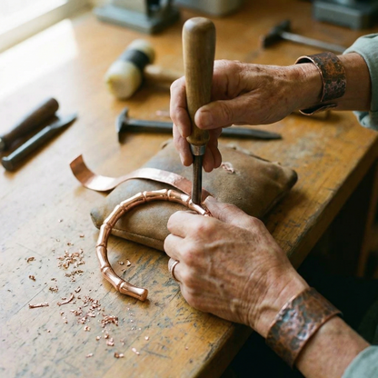 Hazel | Bamboo Copper Bracelet