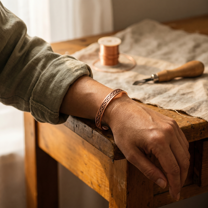 Iris | Infinity Magnetic Copper Bracelet