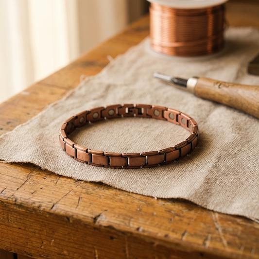Talia | Copper Link Anklet