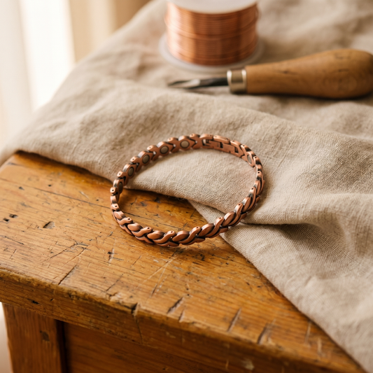 Sienna | Magnetic Copper Link Anklet