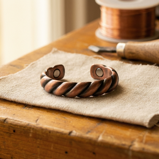 Mira | Twisted Ridge Copper Ring