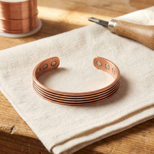 Simone | Five-Line Copper Cuff