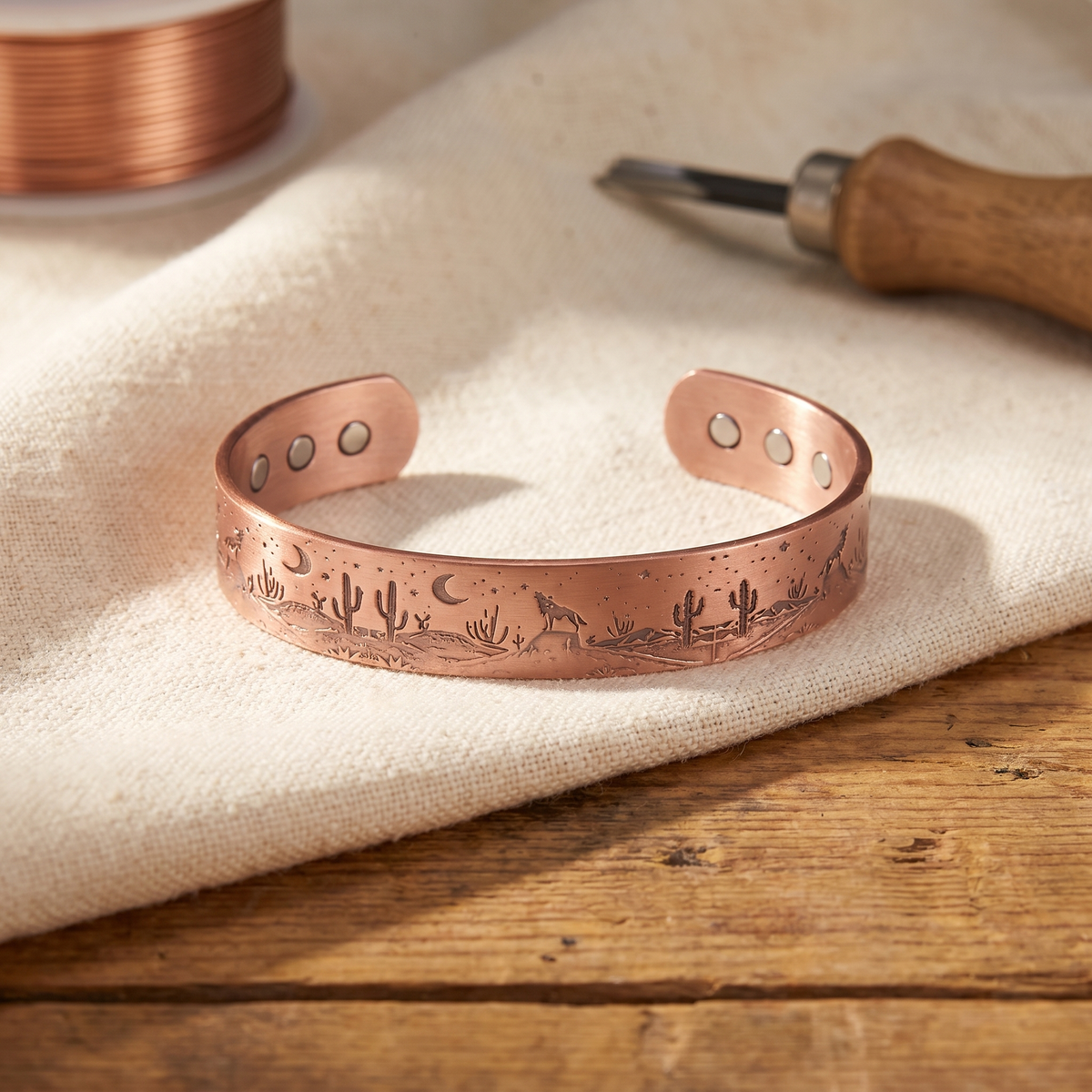 Dakota | Desert Scene Copper Cuff