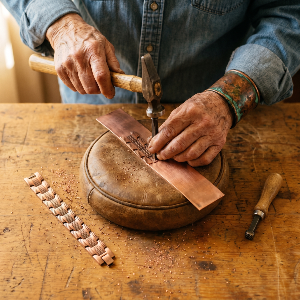 Hugo | Men's Copper Link Bracelet