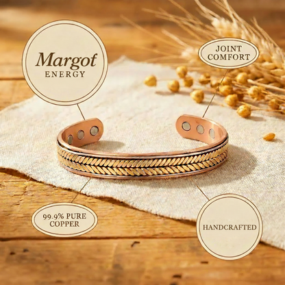 Margot | Chevron Braid Copper Cuff