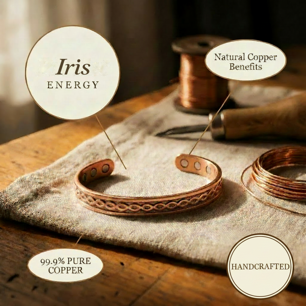 Iris | Infinity Magnetic Copper Bracelet