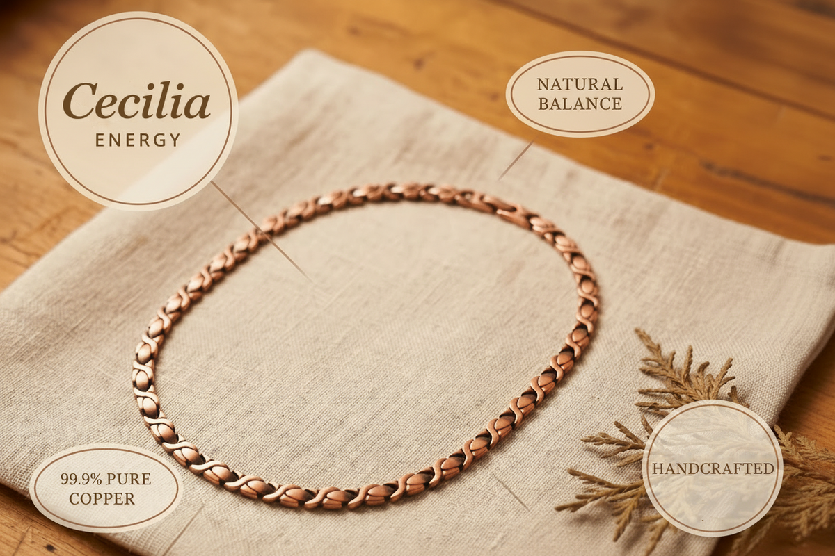 Cecilia | X-Link Copper Necklace