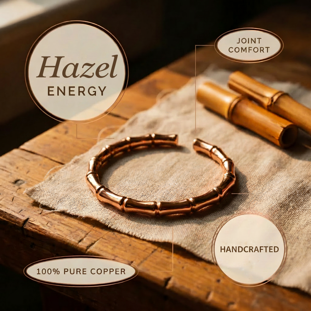 Hazel | Bamboo Copper Bracelet