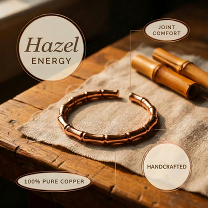 Hazel | Bamboo Copper Bracelet