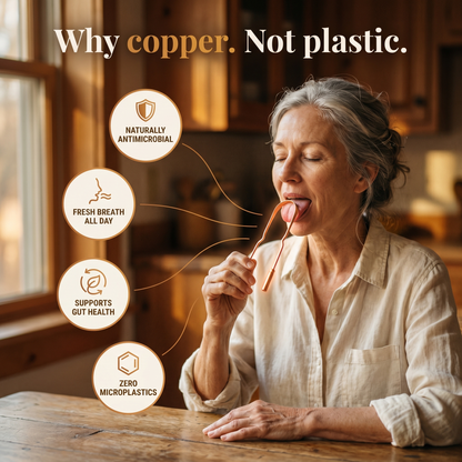Morning Ritual Copper Tongue Scraper