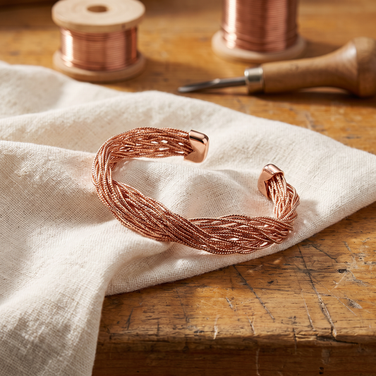 Wren | Torsade Copper Cuff