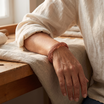 Wren | Torsade Copper Cuff