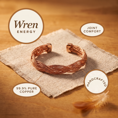 Wren | Torsade Copper Cuff