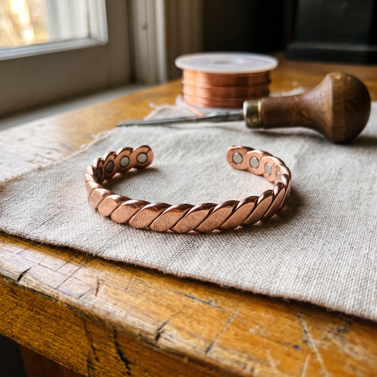 Hattie | Twisted Rod Copper Cuff