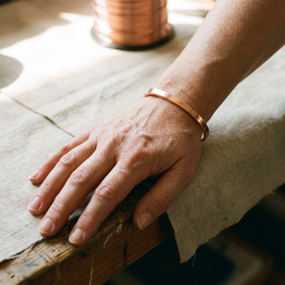 Sylvie | Smooth Polished Copper Cuff