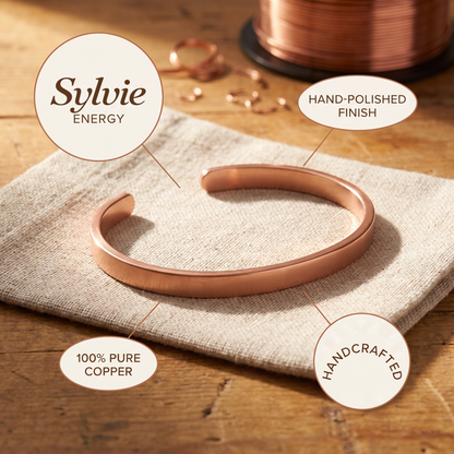 Sylvie | Smooth Polished Copper Cuff
