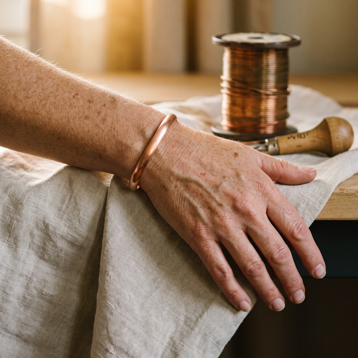 Audrey | Bypass Copper Cuff