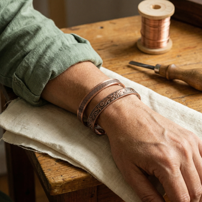 Greta | Braided Magnetic Copper Bracelet