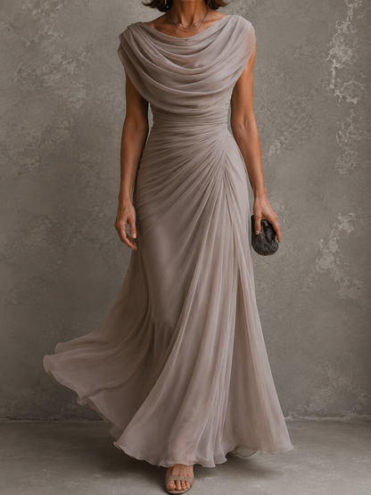Adriana | Draped Maxi Dress
