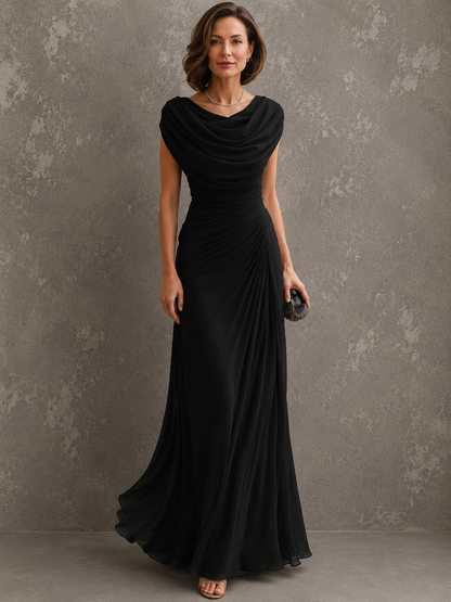Adriana | Draped Maxi Dress