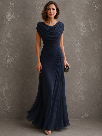 Adriana | Draped Maxi Dress