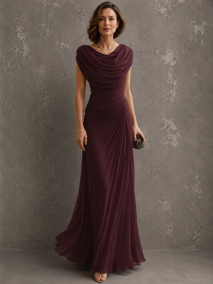 Adriana | Draped Maxi Dress